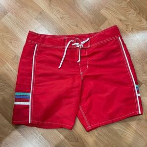 Vintage Hobie surf  trunks by Hurley